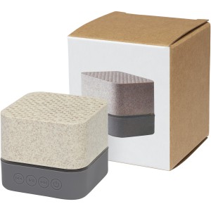 Aira Bluetooth<sup>®</sup>-Lautsprecher aus Weizenstroh, beige
