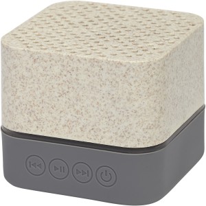 Aira wheat straw Bluetooth(r) speaker, Beige (Speakers, radios)