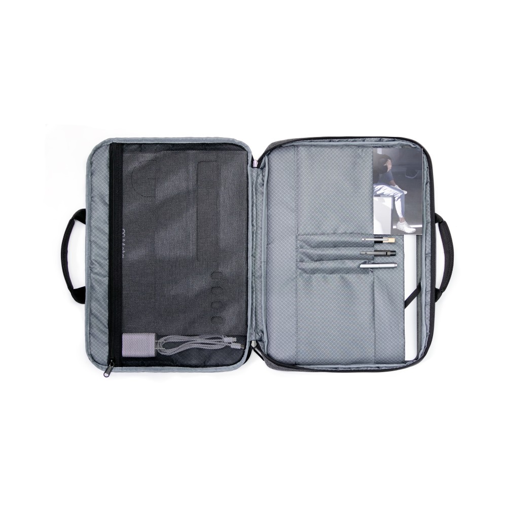 Brandcharger Specter 2 16 inch laptop bag, grey (Aktentaschen, Laptoptaschen)