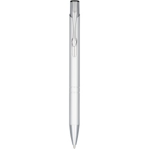 Moneta Druckkugelschreiber aus eloxierterm Aluminium, silber