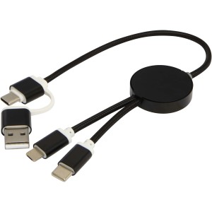 Alasia 5-in-1 recycled aluminium and plastic 30 cm data sync (Eletronics cables, adapters)