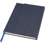 Alejandra A5 recycled plastic hard cover notebook, Ocean blu