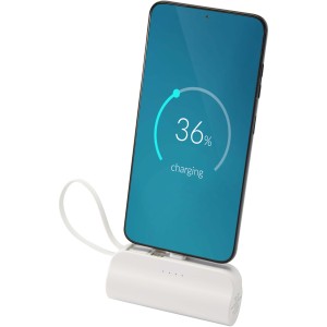 Alnair 5000 mAh 10W recycled plastic Type-C power bank with  <font size=1>[ENG]</font>