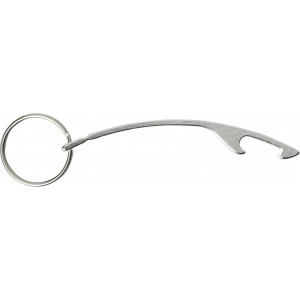 Aluminium 2-in-1 key holder Amani, silver (Keychains)