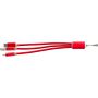 Aluminium alloy cable set Alvin, red