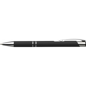 Aluminium ballpen Albacete, black (Metallic pen)