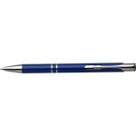 Aluminium ballpen Albacete, cobalt blue