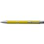 Aluminium ballpen Albacete, yellow