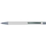 Aluminium ballpen Emmett, white (8298-02CD)