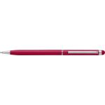 Aluminium ballpen Irina, red (3832-08CD)