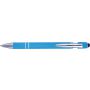 Aluminium ballpen Primo, light blue