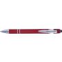 Aluminium ballpen Primo, red