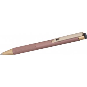 Aluminium ballpen Remy, rose gold (Metallic pen)