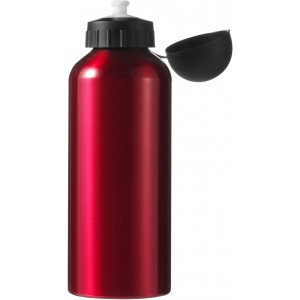 Aluminium bottle Isobel, red (Sport bottles)