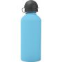 Aluminium bottle Margitte, light blue