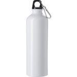 Aluminium flask (750 ml), white (8695-02CD)