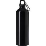Aluminium flask Gio, black (8695-01CD)