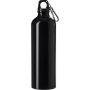 Aluminium flask Gio, black