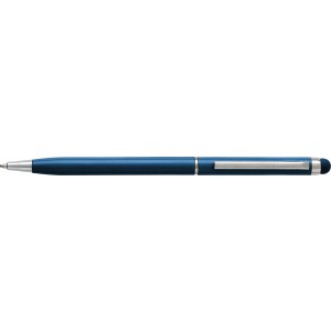 Kugelschreiber aus Aluminium Irina, Blau
