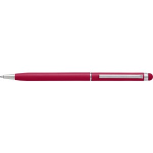 Kugelschreiber aus Aluminium Irina, Rot