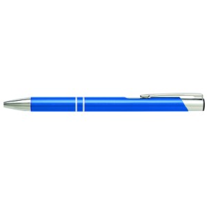 Kugelschreiber aus Aluminium Delia, Blau