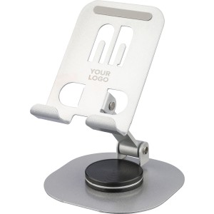 Aluminium alloy phone stand Anieke, silver <font size=1>[ENG]</font>