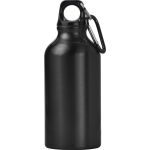 Aluminium water bottle (400ml), black (7552-01CD)