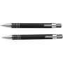 Aluminium writing set Yolanda, black