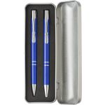 Aluminium writing set Zahir, cobalt blue (9032-23)
