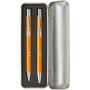 Aluminium writing set Zahir, orange