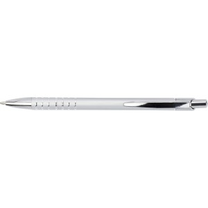 Aluminum ballpen Wayne, silver (Metallic pen)