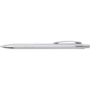 Aluminum ballpen Wayne, silver (Metallic pen)