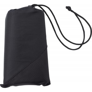 Faltbare Decke aus Polyester Amal, Schwarz
