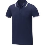 Amarago short sleeve men?s tipping polo, Navy (3810855)