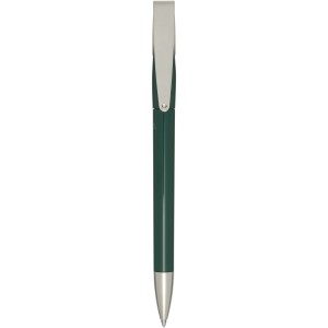 Ana recycled plastic ballpoint pen, Forest green (Plastic pen)