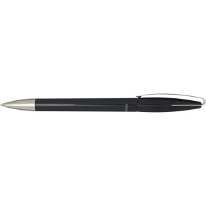 Ana recycled plastic ballpoint pen, Solid black (Plastic pen)