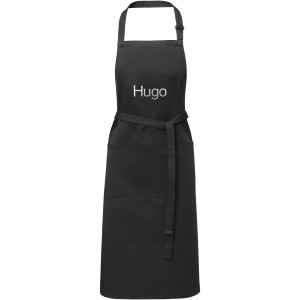 Andrea 240 g/m2 apron with adjustable neck strap, Black (Apron)