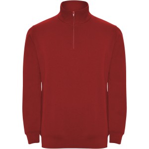 Aneto quarter zip sweater, Red (Pullovers)