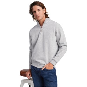 Aneto quarter zip sweater, White (Pullovers)