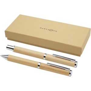 Apolys Kugelschreiber und Tintenroller Geschenkset aus Bambu