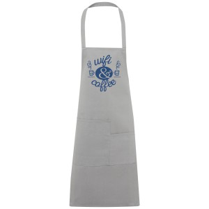 Khana 280 g/m2 cotton apron, Grey (Apron)