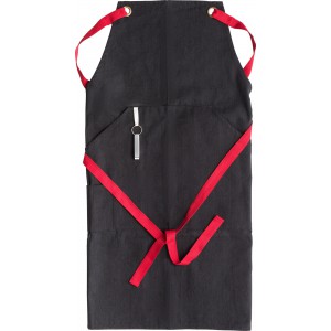 Polyester and cotton apron Liana, red (Apron)
