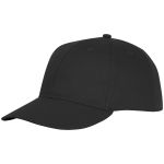 Ares 6 panel cap, solid black (38675990)