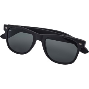 Arlo bamboo sunglasses with black coating, Solid black (Sonnenbrillen)
