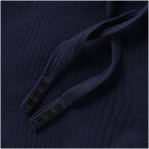 Arora hooded full zip ladies sweater, Navy (Pullovers)