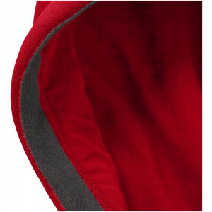 Arora hooded full zip ladies sweater, Red (Pullovers)