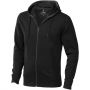 Arora hooded full zip sweater, Anthracite