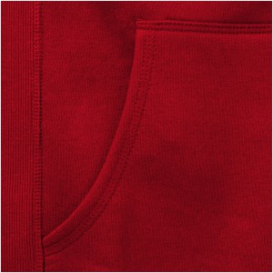 Arora hooded full zip sweater, Red (Pullovers)