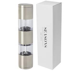 Auro salt and pepper grinder, Silver (Metal kitchen equipments)