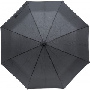 RegenschirmIn The Rain' aus Pongee-Seide Amisha, Schwarz
